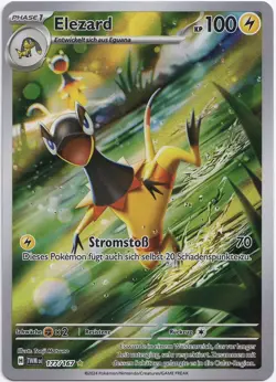 Pokemon Elezard Secret Illustration Rare Maskerade im Zwielicht 177/167 NM DE - Image 1