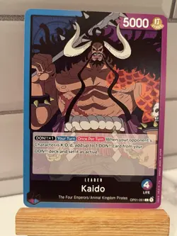 ONE PIECE Card Game Romance Dawn OP01-061 Kaido Leader - Image 1
