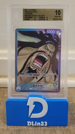 2022 ONE PIECE ROMANCE DAWN JAPANESE KAIDO ALT LEADER OP01-061 BGS 10 PRISTINE - Image 1