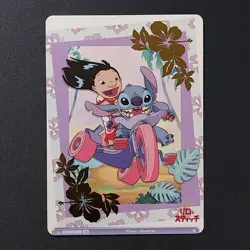 Disney Weiss Schwarz Blau, Lilo & Stitch DSY/01B-055B Gold Stamped NM Japanese - Image 1