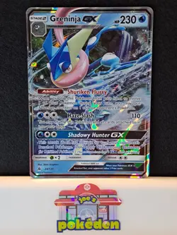 Greninja GX 24/131 Sm-Forbidden Light Holo Rare Pokemon Tcg Nm/Mt - Image 1
