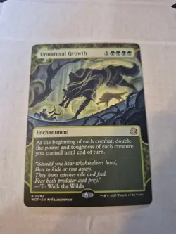 Unnatural Growth Wilds of Eldraine: Enchanting Tales Regular - Image 1