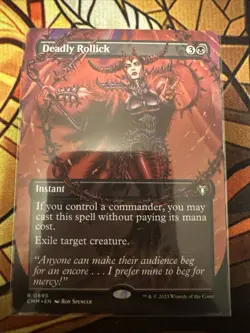Deadly Rollick (Borderless) Commander Masters Regular - Image 1