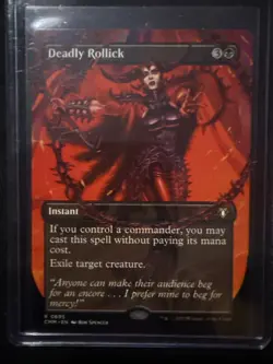 Deadly Rollick (Borderless) Commander Masters Regular - Image 1