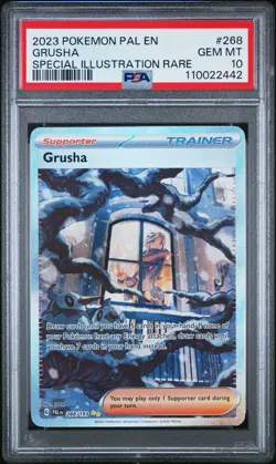 2023 POKEMON PAL EN-PALDEA EVOLVED SPECIAL ILLUSTRATION RARE #268 GRUSHA PSA 10 - Image 3