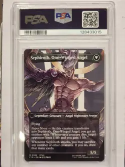 Sephiroth, Fabled SOLDIER (0382) (Borderless) Final Fantasy Regular Psa 10 - Image 2