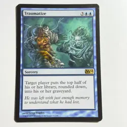 Traumatize 77 R Magic 2014 (M14) Magic the Gathering MTG LP - Image 1