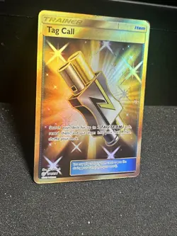 Pokemon Tag Call Cosmic Eclipse Full Art SM Gold Holo Card 270/236 Secret Rare - Image 2
