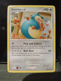 Pokemon Snorlax Rising Rivals Non Holo Card 33/111 Excellent Conditon - Image 1