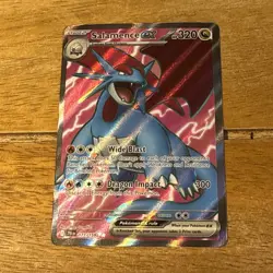 Salamence EX Holo Pokemon Card 177/159 Journey Together Series - Image 1