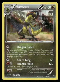 Pokemon Cards Haxorus 111/162 BREAKthrough XY Holo Rare NM - Image 1