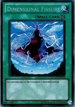 Yugioh Dimensional Fissure LCGX-EN215 Secret Rare NM - Image 1
