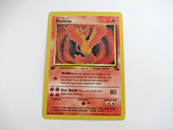Pokemon TCG Moltres Fossil 1999 Card #27/62 1st Edition Non Holo LP - Image 3