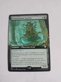 Contaminant Grafter (Extended Art) Commander: Phyrexia: All Will Be One Regular - Image 1