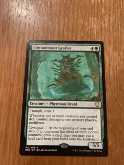 Contaminant Grafter (Extended Art) Commander: Phyrexia: All Will Be One Regular - Image 1