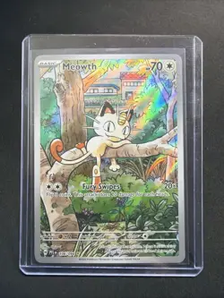 Meowth 106/094 Me02: Phantasmal Flames Holo Pokemon TCG - Image 1