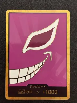 Don!! Card (Gold Frame/Doflamingo) One Piece Card Don Gold Frame JAPAN - Image 1