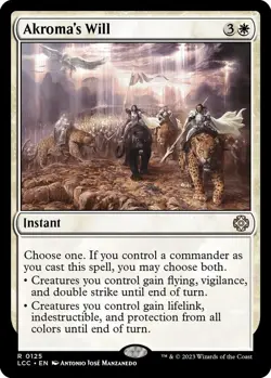 Akroma's Will R Commander: The Lost Caverns of Ixalan Instant 125 - Image 1