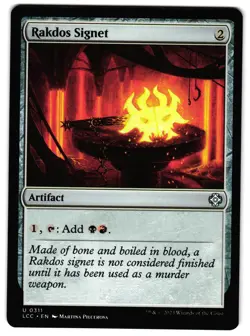 Rakdos Signet 311 - NM - Commander: The Lost Caverns of Ixalan U - Image 1