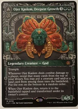 MTG Ojer Kaslem, Deepest Growth (Showcase)-The Lost Caverns of Ixalan NM-M - Image 1