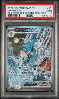 Kingdra Ex SVP131 PSA 9 Shrouded Fable Black Star Promo Pokemon Card Game - Image 1