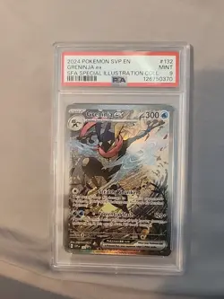 Pokemon TCG Greninja EX Black Star Promo Shrouded Fable SVP132 PSA 9 - Image 1