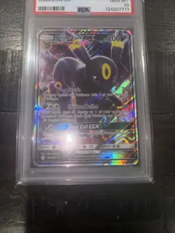 Umbreon GX PSA 10 Ultra Rare Full Art Pokemon Sun And Moon Base Set 80/149 - Image 3