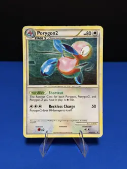 Porygon2 HGSS23 Pokemon 2010 Black Star Promo Holo - MP - Image 1