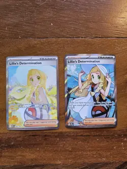 Pokemon Lillie's Determination 184/132 And 169/132 Lot Of 2 Cards Ultra Rare - Image 1