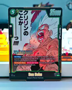 Son Goku SB02-038 SR Manga Art - Dragon Ball Card Game FUSION WORLD - Image 1