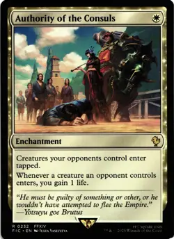 Magic the Gathering FIC Authority of the Consuls Regular Rare FFXIV 2025 - Image 1