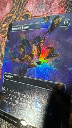 MTG Jeweled Lotus TEXTURED Foil Mythic Commander Masters 1066 NM/MINT Pack Fresh - Image 2
