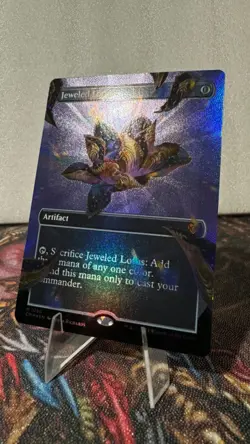 MTG Jeweled Lotus TEXTURED Foil Mythic Commander Masters 1066 NM/MINT Pack Fresh - Image 3