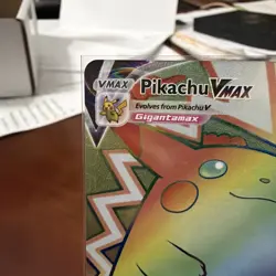 Pokemon Pikachu TCG VMAX Rainbow Rare Card G-Max Volt Tackle with 310 HP - Image 2