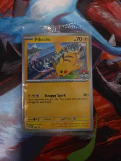 Pikachu World Championship Pokemon Scarlet & Violet SVP 190 Factory Sealed Promo - Image 1