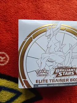 Pokemon TCG Sword Shield Brilliant Stars ETB Elite Trainer Box New Sealed 820650850127 - Image 4