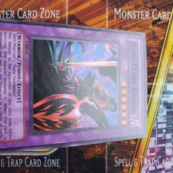 1x Dark Flare Knight - Super Rare - DCR-017 - 1st Ed - LP - Image 3