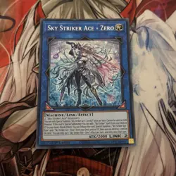 YUGIOH SKY STRIKER ACE ZERO SECRET DUAD-EN049 NEAR MINT - Image 1