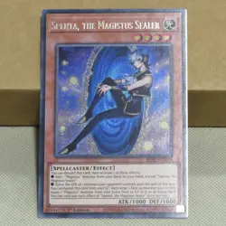 Yu-Gi-Oh! Spenta, The Magistus Sealer BPRO-EN098 1st Endition Secret Rare - Image 3