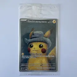 Pikachu with Grey Felt Hat SVP 085 Van Gogh Museum Promo Pokemon Card - Image 1