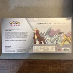 Pokemon Legend of Johto Pin Collection Box Set New Sealed Suicune Entei Raikou - Image 2