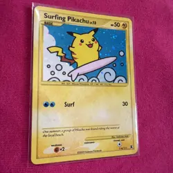 Pokemon Rising Rivals Surfing Pikachu Holo 114/111 Secret Rare - Image 2