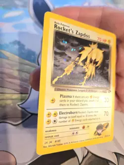 Pokemon TCG Rocket's Zapdos 15/132 Gym Challenge WOTC Holo Rare - Image 2