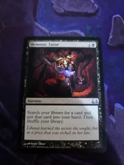 Demonic Tutor - Dual decks version - NM - Magic The Gathering - MTG - Image 1