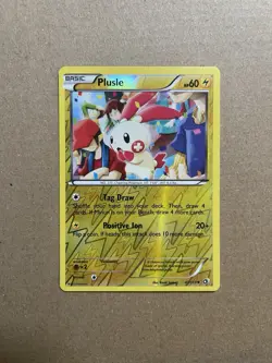 Plusle 47/113 Reverse Holo B&W Legendary Treasures Pokemon Card Near Mint - Image 1