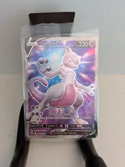 Sealed Mewtwo V Card SWSH229 Sword Shield Promo Pokemon TCG ETB - Image 1
