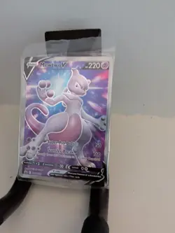 Sealed Mewtwo V Card SWSH229 Sword Shield Promo Pokemon TCG ETB - Image 2