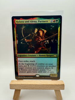 FOIL - Halana and Alena, Partners Innistrad: Crimson Vow MTG, NM - Image 1