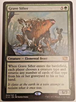 Magic the Gathering Grave Sifter 044/337 Rare LP 2014 C14 Commander 2014 MTG - Image 1