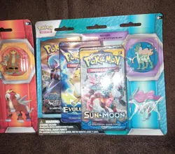 New Pokemon Legendary Beast Collection 3 Pack XY Evolutions Steam Siege Sun Moon - Image 2
